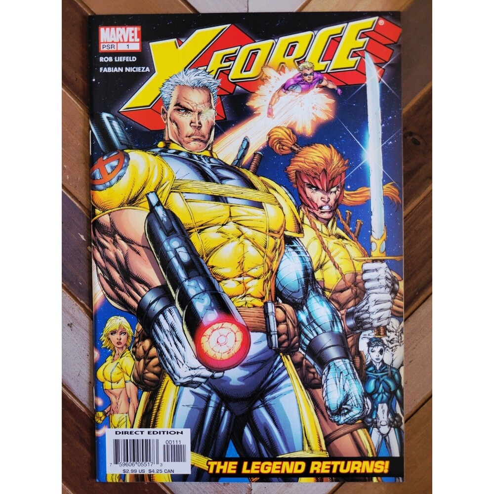 X-Force #1 FN/VF (Marvel 2004) Legend Returns! Series 2 Premiere! By Rob Liefeld
